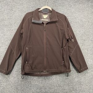 Royal Robbins Jacket Womens M Brown Full Zip Pocket Ladies Casual Outdoor Hiking